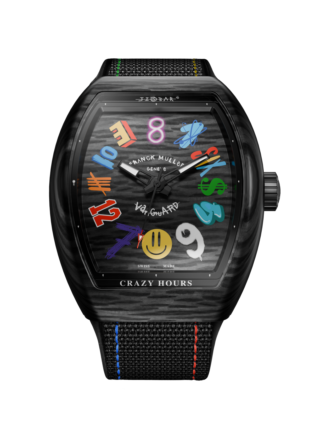アート・デザイン・音楽 Franck Muller Vanguard Crazy Hours Jisbar - Franck Muller